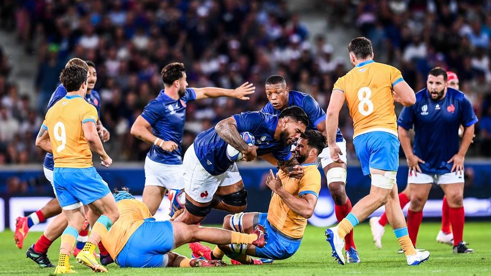 Coupe du monde de rugby : le XV de France enchaîne laborieusement contre l'Uruguay (27-12)