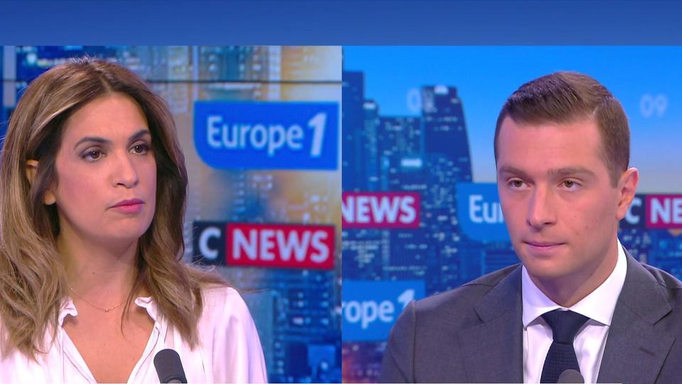 Jordan Bardella : «Celui qui pense pouvoir nous opposer avec Marine Le Pen n'est pas né»