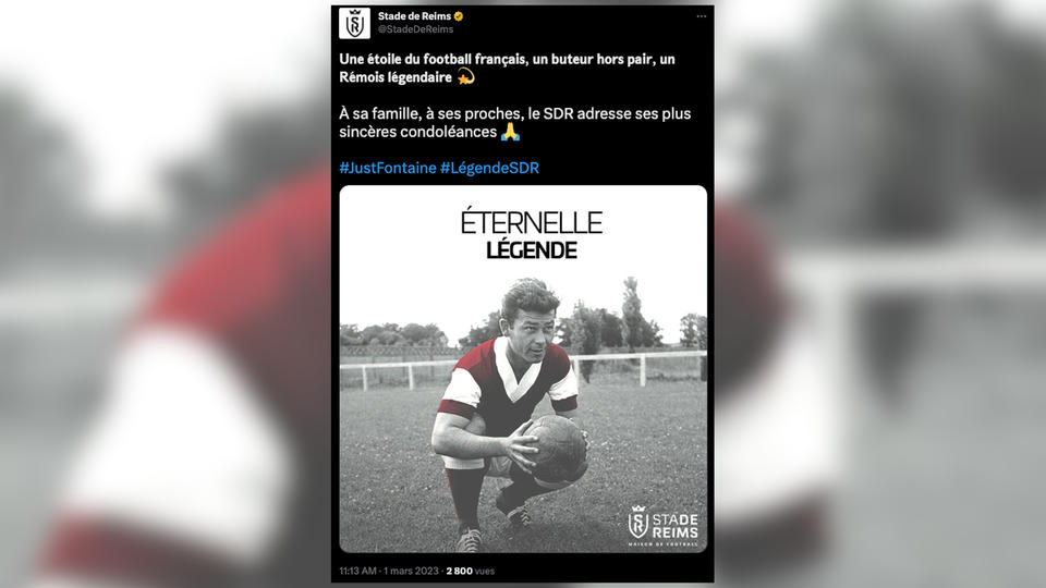 Mort de Just Fontaine : les hommages saluent la légende de l'équipe de France