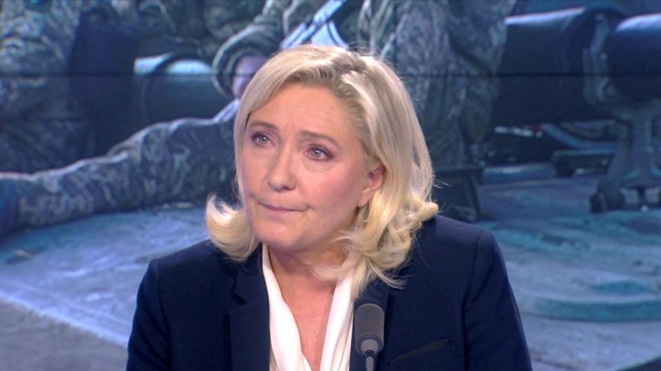 Marine Le Pen : «La guerre peut arriver et nous ne sommes pas en capacité de la mener»