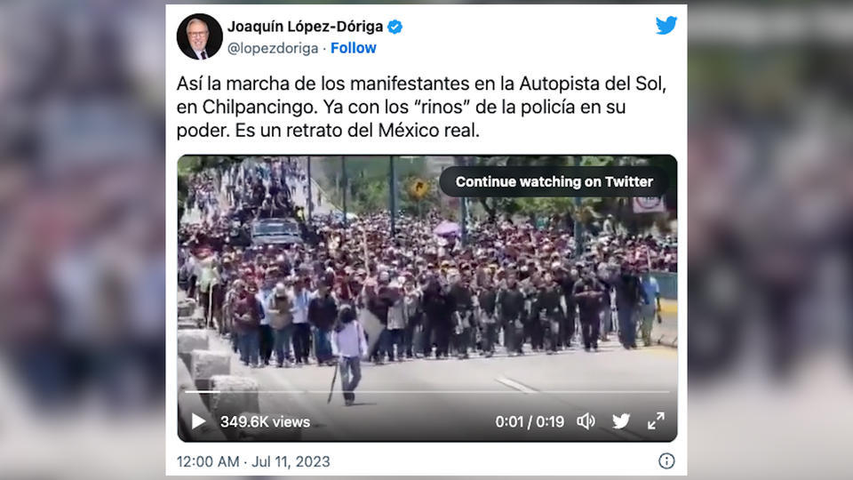 Mexique : des manifestants retiennent en otage 13 membres du personnel de sécurité de l'État de Guerrero