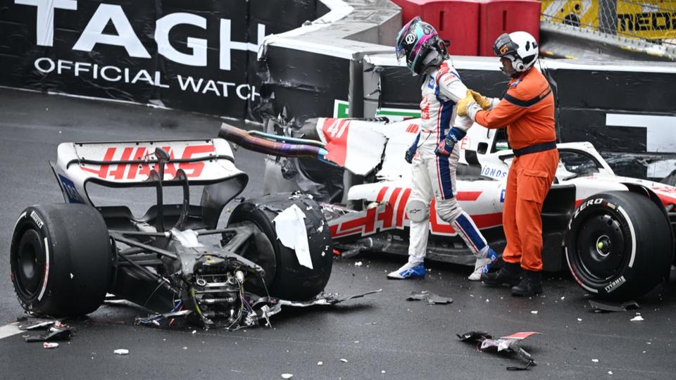 F1 : le terrible crash de Mick Schumacher à Monaco (vidéo)
