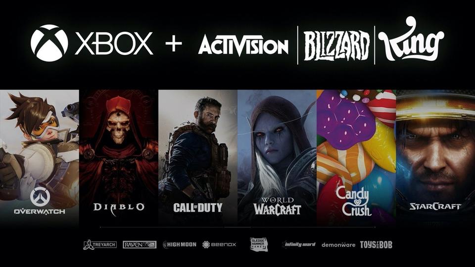 Microsoft rachète le géant américain des jeux vidéo Activision-Blizzard pour 60 milliards d'euros