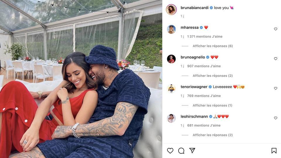 Neymar en couple : le footballeur officialise sa relation avec Bruna Biancardi