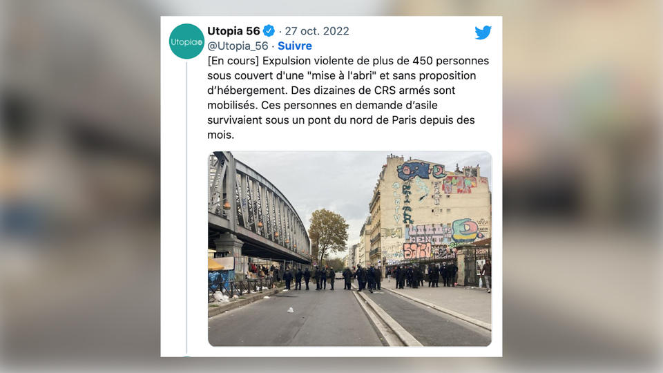 Paris : faute de bus suffisants pour les évacuer, plusieurs centaines de migrants remis à la rue à Barbès