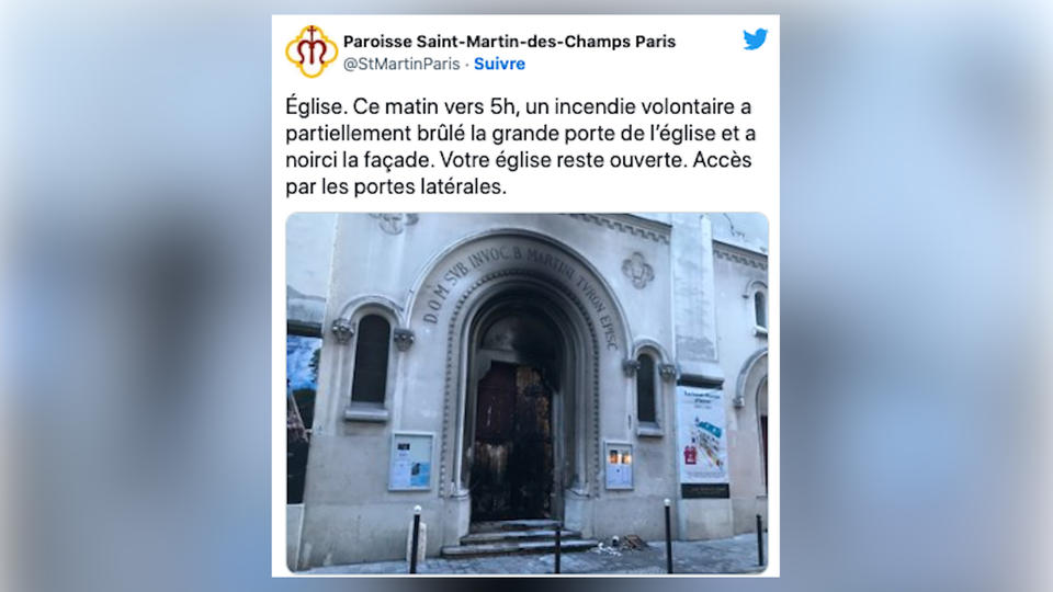 Paris : plusieurs églises ciblées par de mystérieux incendiaires, Anne Hidalgo condamne les faits