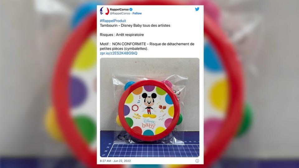 Rappel de produit : un jouet Disney rappelé en raison d'un risque de «suffocation»
