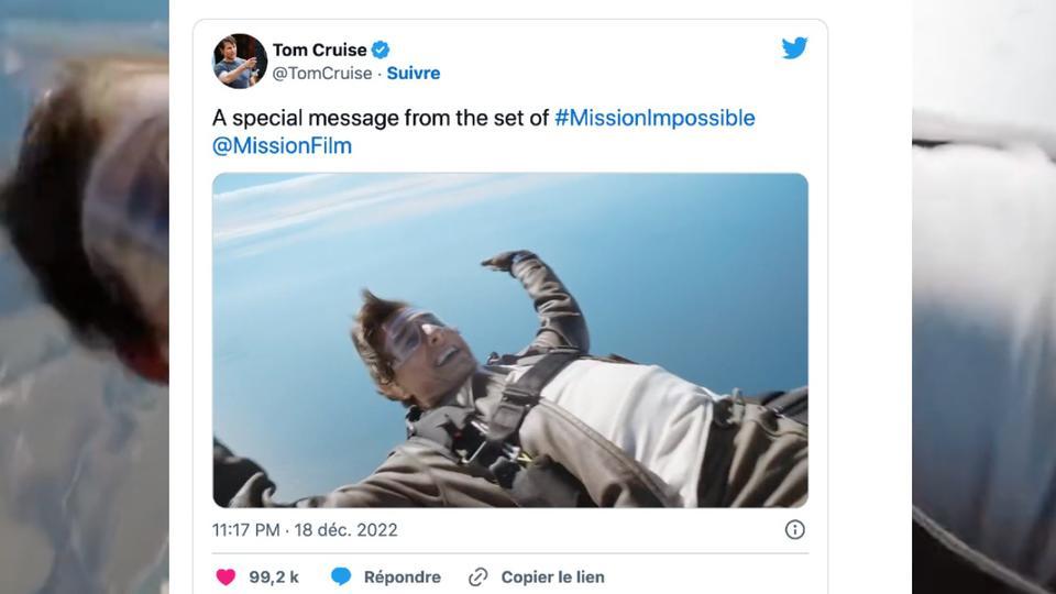 Tom Cruise : découvrez la nouvelle et incroyable cascade de l'acteur pour fêter le succès de «Top Gun : Maverick»