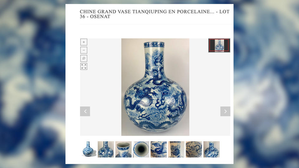 Enchères : elle hérite d'un vase chinois estimé à 2.000 euros, il est revendu 9 millions
