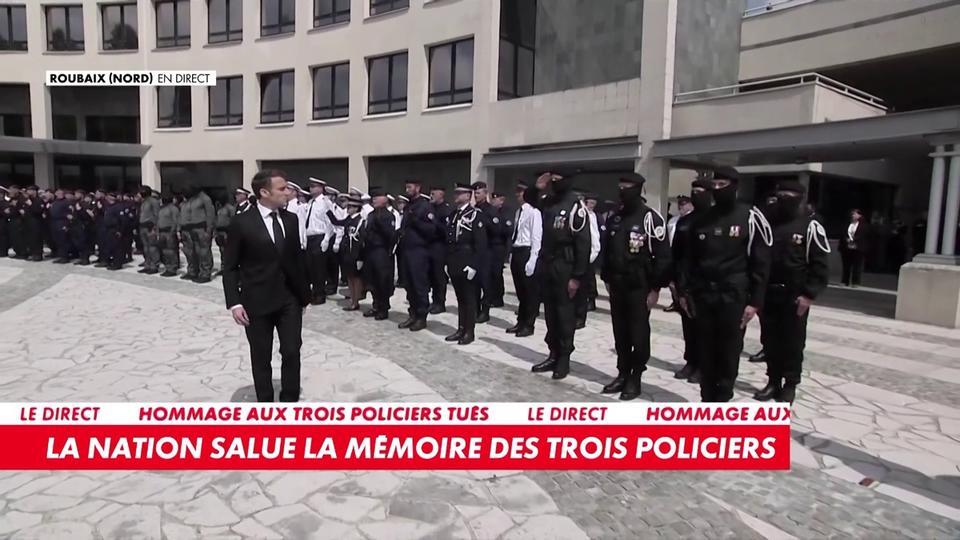 Policiers tués dans le Nord : suivez en direct la cérémonie d'hommage national