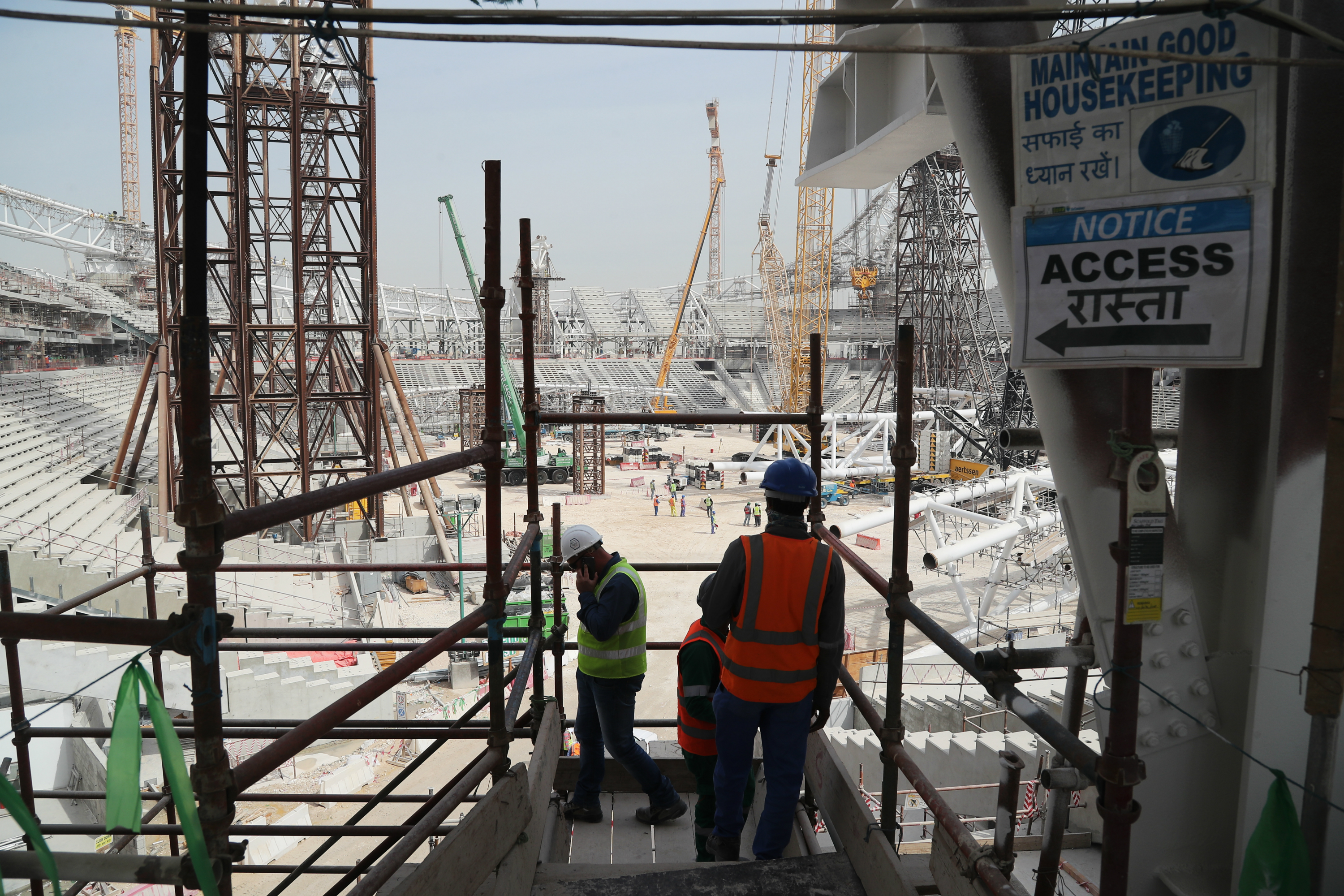  Qatar  un ouvrier meurt sur un chantier  de la Coupe du 