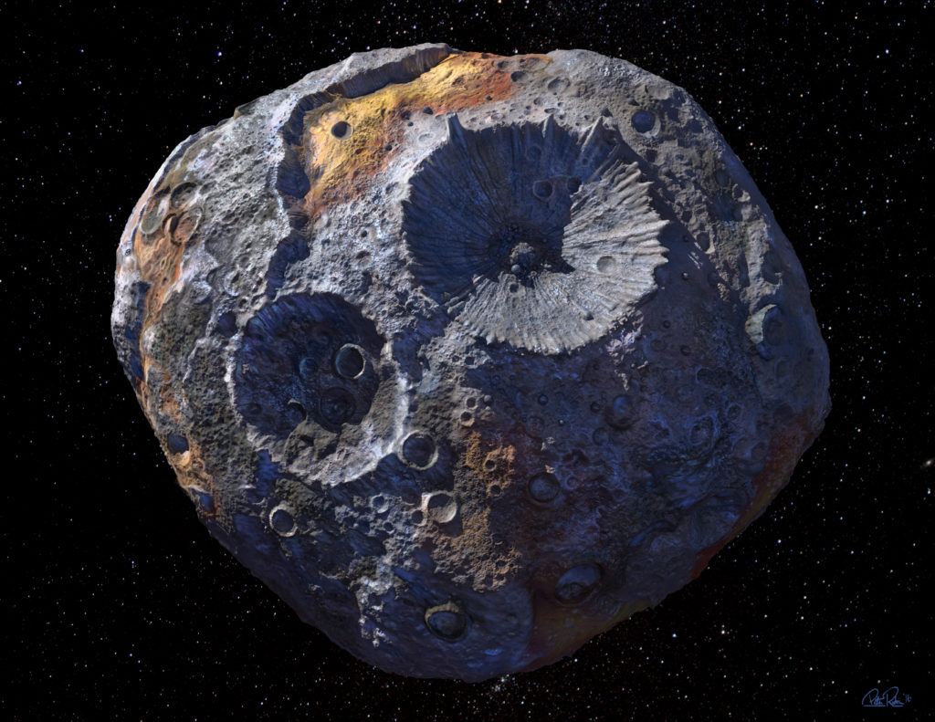 Un astéroïde composé d'or et de métaux précieux dans le viseur de