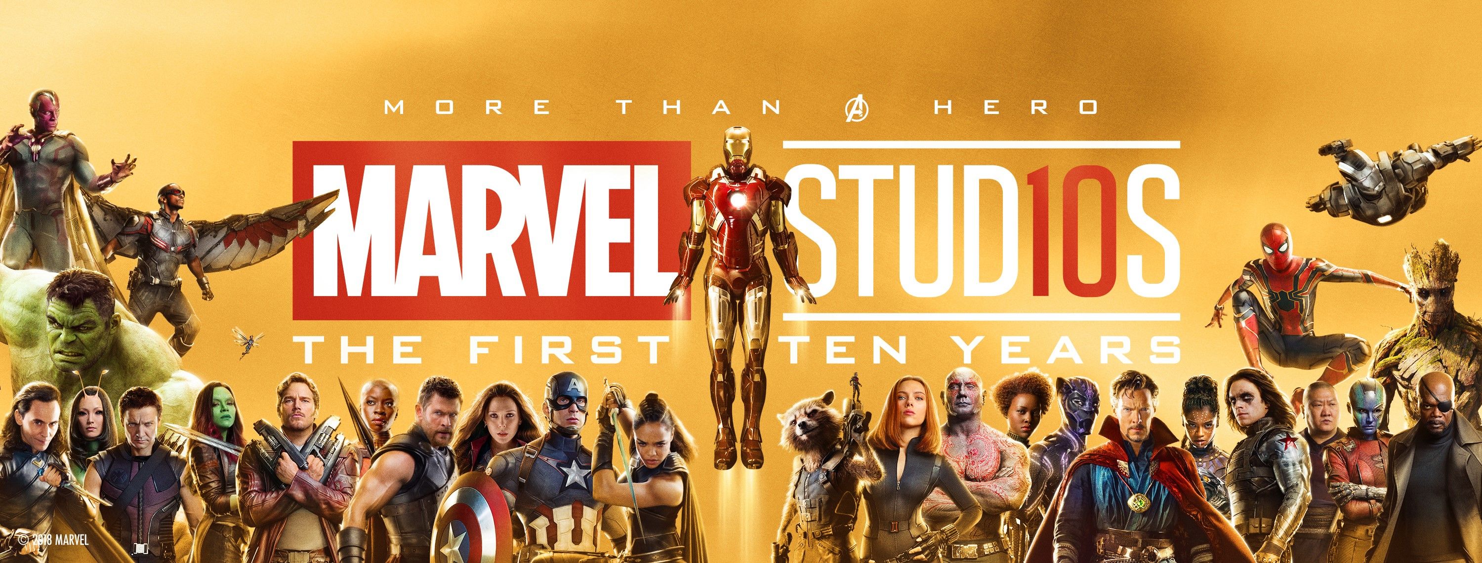 Marvel Issue 2019 Avengers Top Film 5 Split Panneau Photo sur toile 28x40 pouces