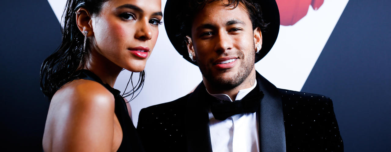Neymar et sa compagne Bruna Marquezine