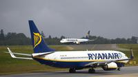 Ryanair est en phase d'expansion en Allemagne, où la compagnie opère depuis plusieurs aéroports dont celui de Francfort-Hahn (photo DPA) [Thomas Frey / dpa/AFP]