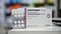Photo d'une boîte de  Levothyrox prise dans une pharmacie de Saint-Gaudens, le 4 décembre 2017 [REMY GABALDA / AFP/Archives]