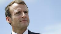 Emmanuel Macron à Pointe-à Pitre en Guadeloupe le 28 septembre [Thomas SAMSON / POOL/AFP]