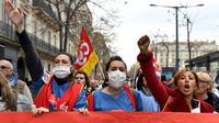 Manifestation contre la réforme des retraites le 5 décembre 2019 à Marseille [CLEMENT MAHOUDEAU / AFP]