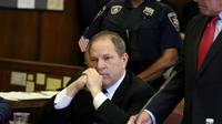 L'ex-producteur de cinéma Harvey Weinstein au tribunal de New-York le 9 juillet 2018 [JEFFERSON SIEGEL / POOL/AFP]
