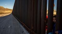 Le mur à la frontière avec le Mexique à Anapra, en mars 2019 [Paul Ratje / AFP/Archives]