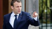 Emmanuel Macron le 12 avril 2018 [CHARLY TRIBALLEAU / AFP/Archives]
