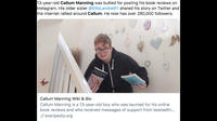 Callum Manning est désormais l'un des adolescents les plus influents d'Angleterre.