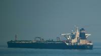 Le pétrolier iranien Grace 1 au large de Gibraltar, le 15 août 2019 [JORGE GUERRERO / AFP]