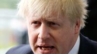 Boris Johnson, un des chefs de file du camp pro-Brexit, le 16 avril 2018 à Luxembourg [Emmanuel DUNAND / AFP/Archives]