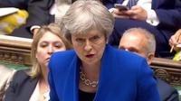 Capture d'écran d'une vidéo fournie par le parlement britannique de la Première ministre Theresa May devant les députés, le 20 juin 2018 à Londres  [HO / PRU/AFP/Archives]