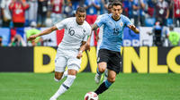 Kylian Mbappé et les Bleus avaient éliminé l’Uruguay en quart de finale de la Coupe du monde.