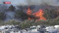 Incendies en Californie : le site où repose les époux Reagan menacé