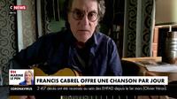 FRANCIS CABREL OFFRE UNE CHANSON PAR JOUR PENDANT LE CONFINEMENT
