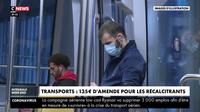 Masques : 135 € d'amende pour les récalcitrants dans les transports
