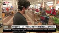 Cannes expérimente un système de contrôle du port du masque par caméra