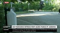 Les parisiens retrouvent leurs parcs et jardins