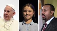 Le pape François, la militante écologiste Greta Thunberg et le Premier ministre éthiopien Abiy Ahmed font partie des favoris pour le prix Nobel de la paix 2019. 