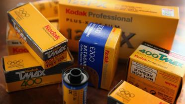 Des bobines de films argentiques de la marque Kodak [Scott Olson / Getty Images/AFP]