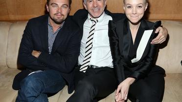 Le réalisateur Baz Luhrmann (au centre), entouré de Leonardo DiCaprio et de Carey Mulligan, le 5 mai 2013 à New York [Rob Kim / Getty Images/AFP]