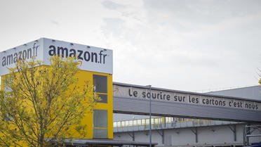 Le centre de distribution Amazon à Saran dans le Loiret.