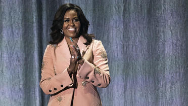 Michelle Obama lors d'une conférence à Copenhague