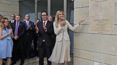 Ivanka Trump lors de l'inauguration de l'ambassade américaine de Jérusalem en 2018