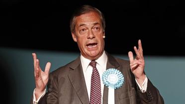 Le Parti du Brexit de Nigel Farage est crédité de 35 % des voix aux européennes d'après les derniers sondages. 