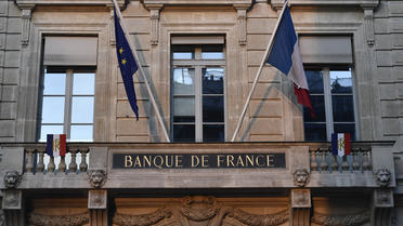 La façade du bâtiment de la Banque de France à Paris.