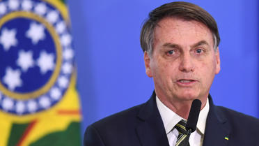 Le président brésilien à une nouvelle fois nié l'existence des feux en Amazonie. 