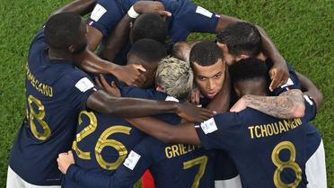 Les Bleus, finalistes de la Coupe du monde au Qatar. [Antonin THUILLIER / AFP]