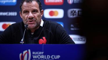 L'ancien entraîneur de l'attaque des Bleus est désormais directeur du rugby du Stade Français. [Anne-Christine POUJOULAT / AFP]