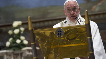 Le Pape François au Vatican, le 10 janvier 2016. 