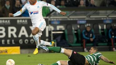 L'attaquant de Marseille Loïc Rémy, lors d'un match de C3 à Mönchengladbach le 25 octobre 2012 [Odd Andersen / AFP/Archives]