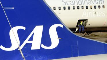 Des avions de SAS à l'aéroport Arlanda de Stockholm, le 13 novembre 2012 [Johan Nilsson / Scanpix/AFP/Archives]
