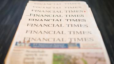 Le Financial Times, propriété du groupe Pearson, le 11 décembre 2012 [Leon Neal / AFP/Archives]